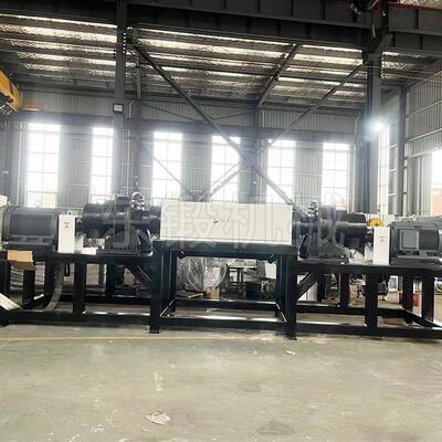 大型碎机生撕活垃圾DVL固废撕碎双机轴金属塑胶料撕碎机橡破碎机