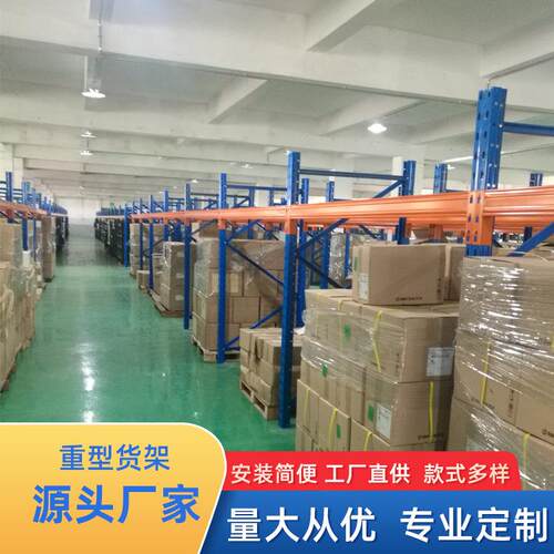 仓库货架横梁式货架物流货架托盘货架可折卸单层承重达吨