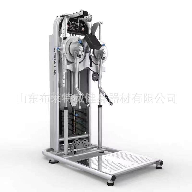 健身房商用健身器材侧平举夹胸一体机