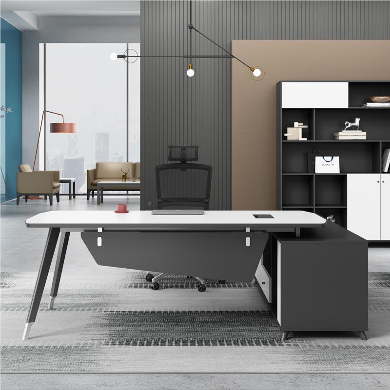 电定制经理桌主约管办公家具简现代板式大班台脑桌桌总裁办公