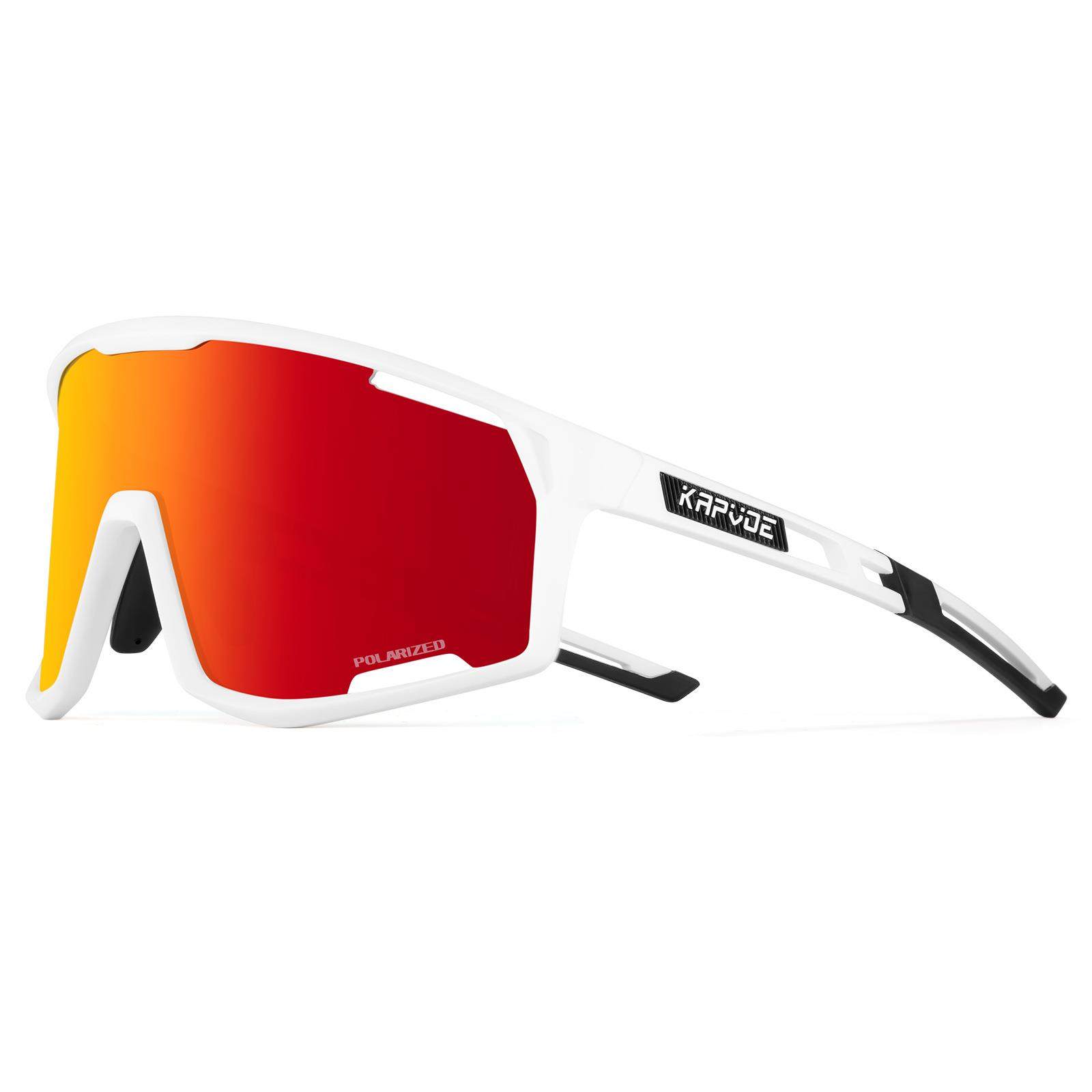 KAPVOE新款骑行眼镜 偏光炫彩专业运动徒步 登山防风镜自行公