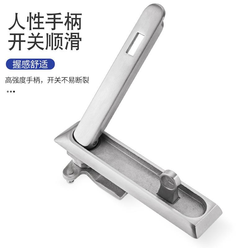 3制04TK834-P不锈钢平面锁S83锁4带挂M配电箱门锁把手锁控柜锁户