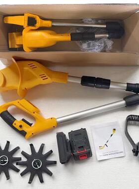 手持21V锂电微耕机松土机农翻用土家旋用小电动锄头型CPN耕机