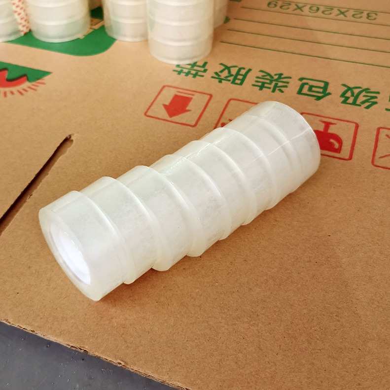 文具胶带 透明白色1.2CM50米整箱批发小胶布花店缠绕大卷小透明胶