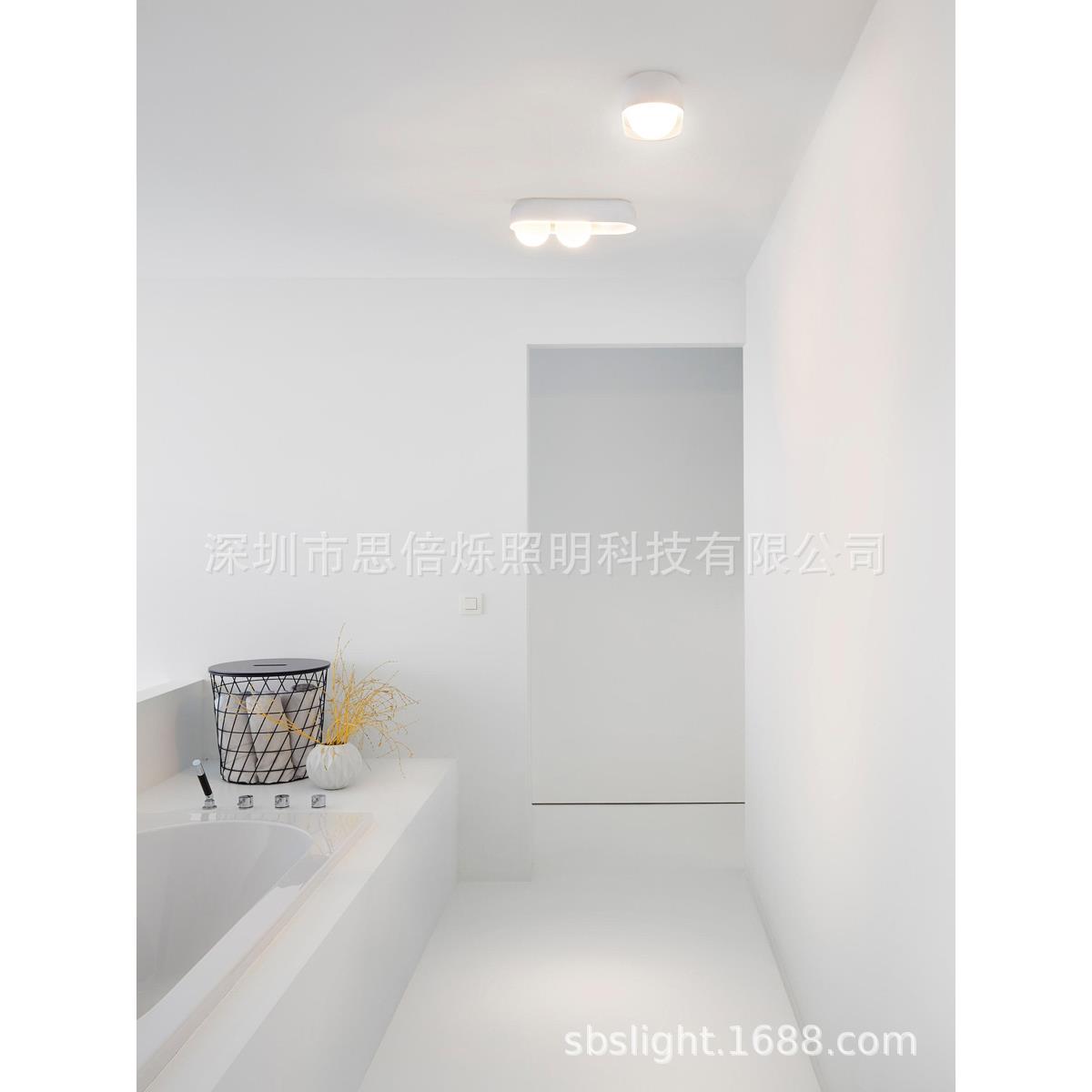 北欧个性书房玄关过道吸顶灯设计师儿童房可爱装饰卧室玻璃球壁灯