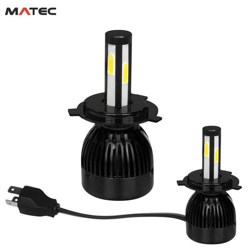 led汽车大灯 H4 40W 4000LM 四面发光 内置驱动一体化大灯led头灯