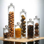 陈皮玻璃瓶密封罐干果花茶虫草药材储存罐中药陈列展示罐茶叶罐