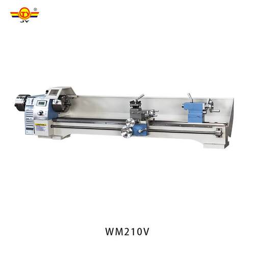 WM210V加长型双卡盘微型车床家用多功能小型车床高精度教学机床