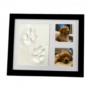 品质宠物手足印相框婴儿印泥宝宝手脚印画框中空宝宝周岁足印