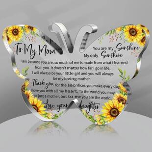 Mothers Day Gifts Acrylic Mom Birthday Sign Plaque Presents