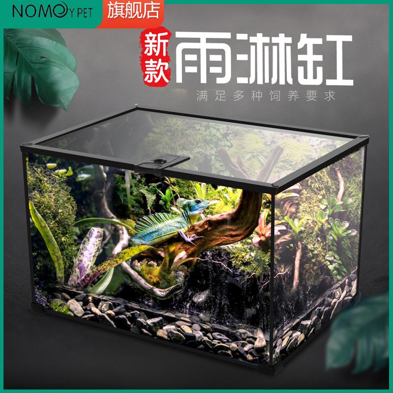 爬宠热带生态雨林缸爬宠乌龟蜥蜴角蛙水龟缸两栖雨淋水陆