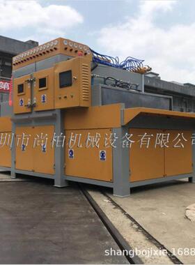 深圳市输送式自动喷砂机速度可用变频数字控制速度快加工品质稳定