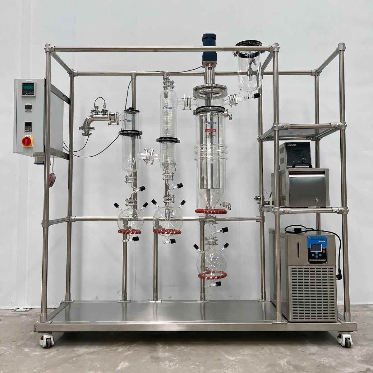 杜马司TFE-200mm玻璃薄膜蒸发器0.35平方厂家直销