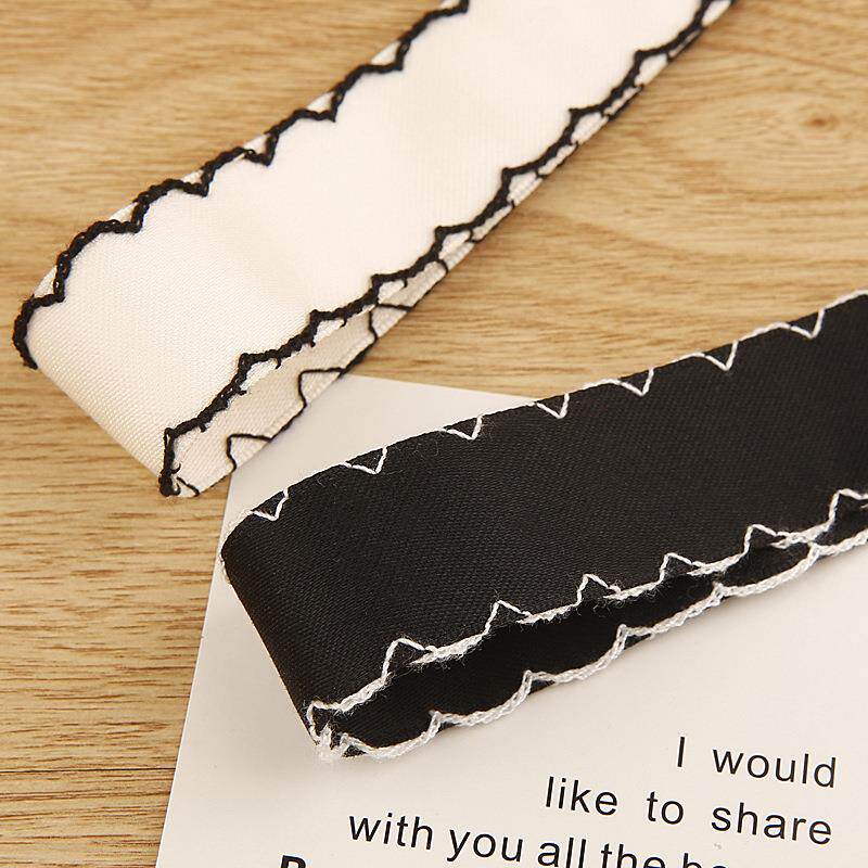 花边跳线涤棉缎带 diy蝴蝶结发饰材料服装鞋花礼盒鲜花包装织带