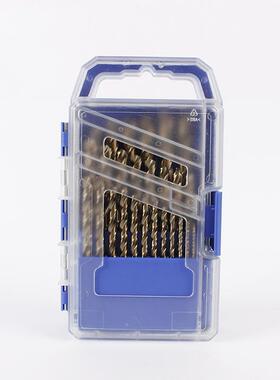 货供应29支套铁盒英制全磨麻花钻头套专组DBB不锈钢用含钴钻头套