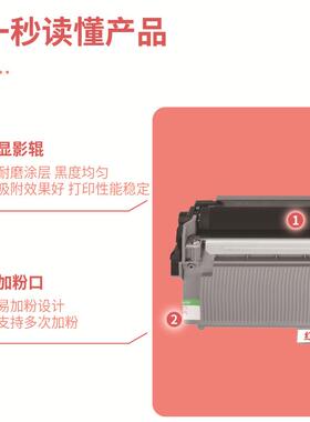 适用美能达3000mf粉盒bizhub2600P硒鼓3080MF碳粉柯美TNP65墨粉盒