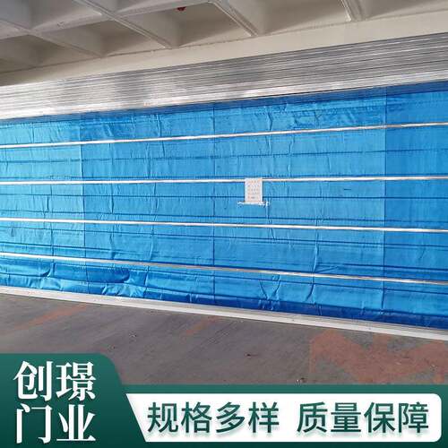 厂家无机布卷帘门防火卷帘门双轨双联卷帘门钢制卷帘门