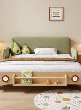 2025新儿童床汽车实EHO童木款床童趣造型可置物小儿户型童房男孩