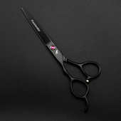 直 6剪 剪刀寸漆黑剪 烤 剪 牙剪打左手.平左撇子0剪色薄