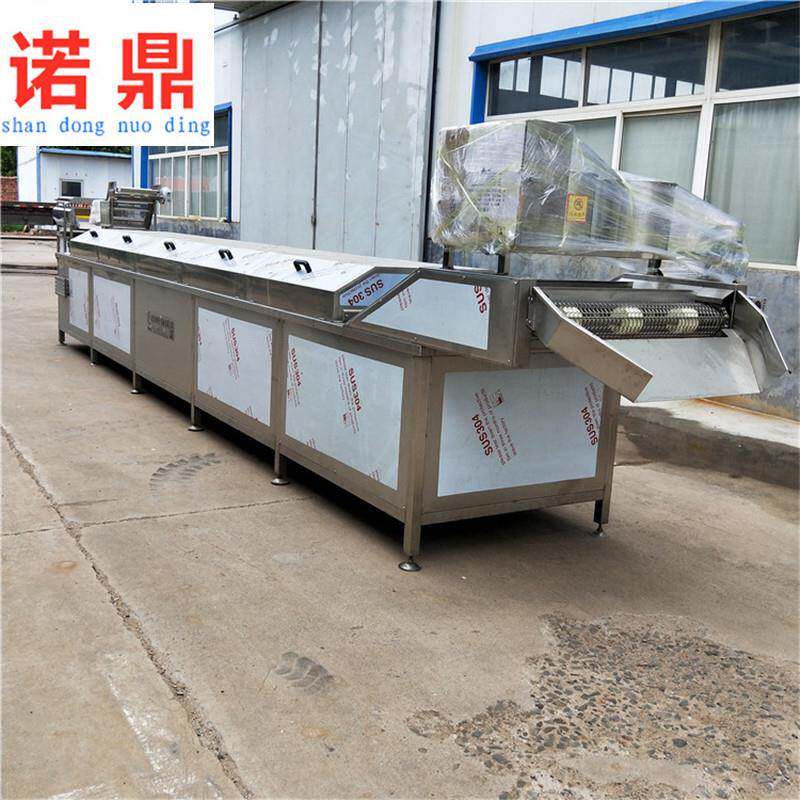 丸子蒸煮机 大型熟食加工设备生产线 全自动蒸煮漂烫机器价格