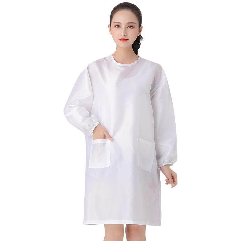 正品网红美反穿衣作理发工服不沾发发罩衣围裙剪发烫染水衣服防防
