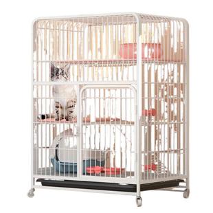 猫笼大成年猫笼子三层超大号别墅家用猫咪舍小型幼带厕所厂家
