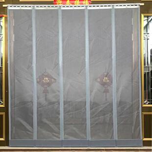 夏季防蚊门帘纱网磁性自吸透气通风饭店超市店铺家用挡苍蝇虫帘子