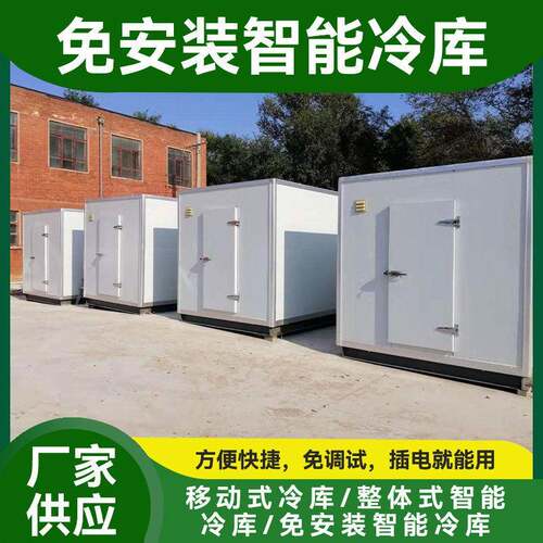 水果蔬菜保鲜冷库肉类冷冻冷库一体机整体式智能冷库低温冷藏库