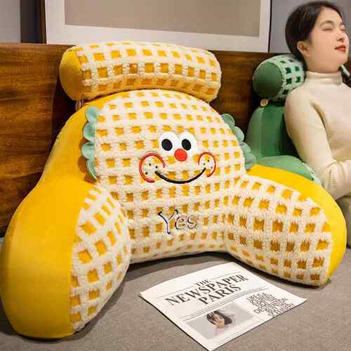 卡通冬季床头LCT86007卧枕室靠垫软护孕腰靠枕靠背沙发宿舍包床上