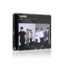 exo-m1stminialbummama专辑，cd光盘+歌词，写真本+签名小卡
