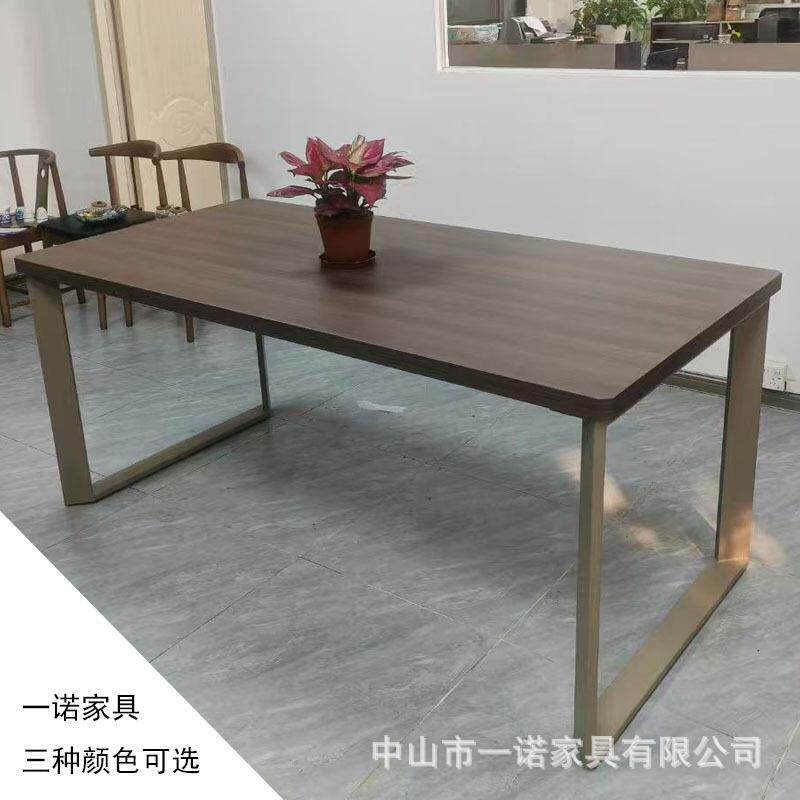 简单钢架桌长条桌简约小型会议室洽谈长桌功能台办公桌条桌会议桌