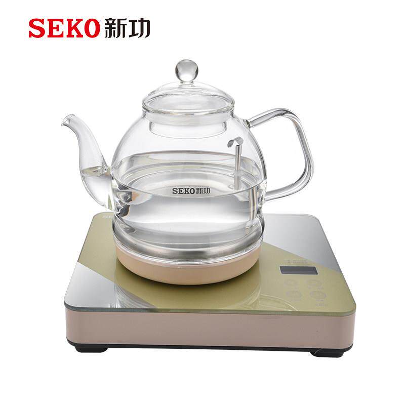 新全动W12底部上水电热水壶家用功水玻璃烧壶电茶炉茶台煮水壶W自