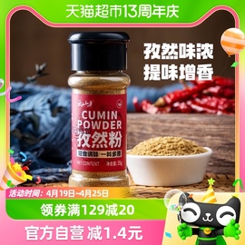 云山半孜然粉35g烧烤调料腌料烤肉蘸料瓶装家用炒菜调味料