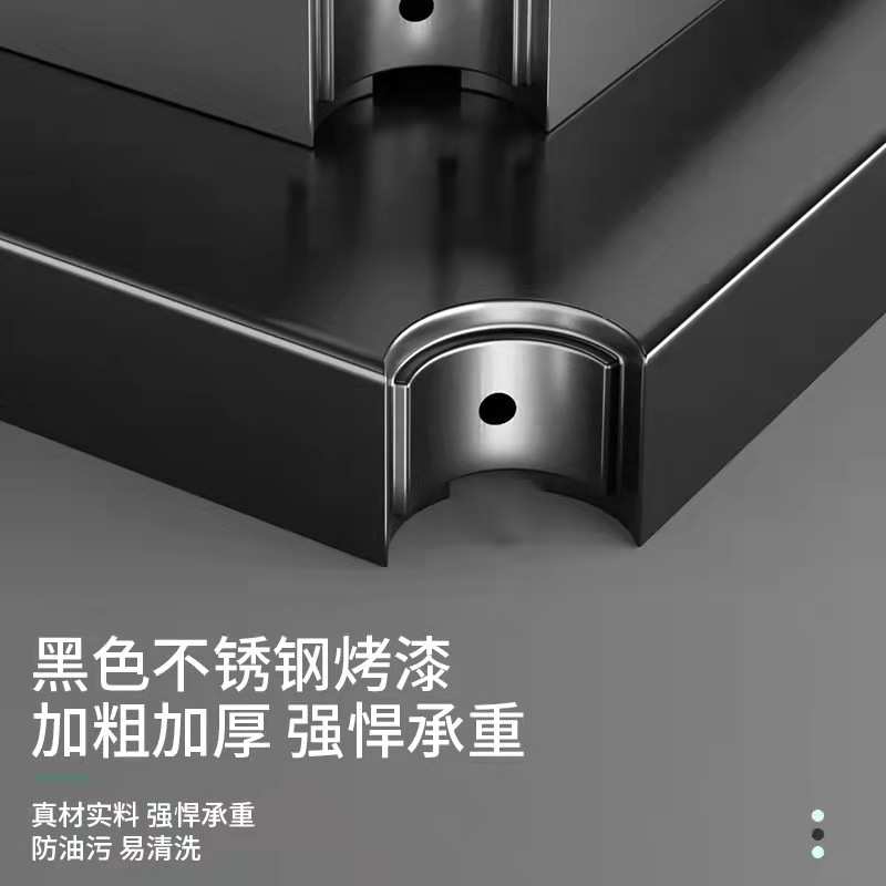 落地多功能物置物不锈钢收纳放锅微波炉货架储厨房分层架子架多层