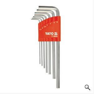 易尔拓YT-58826 7件加长平头内六角扳手组套 内六方扳手1.5-6MM