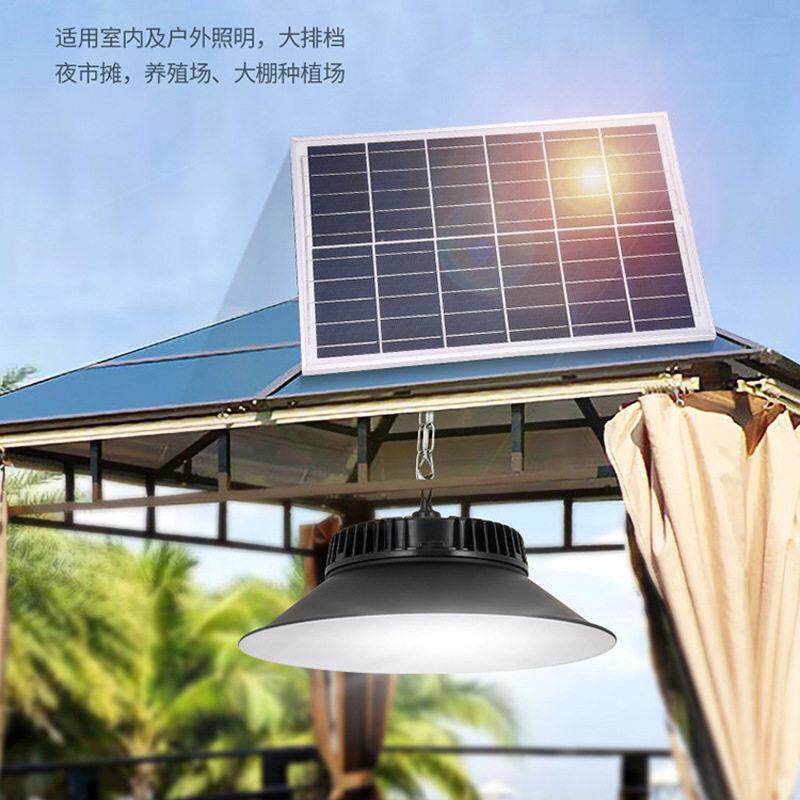 跨境LED太阳能工矿灯户外庭院走廊花园阳台凉亭帐篷露营夜市照明