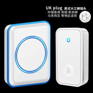 英标自发电免电池门铃家用无线远距离中国香港新加坡马来西亚门钟