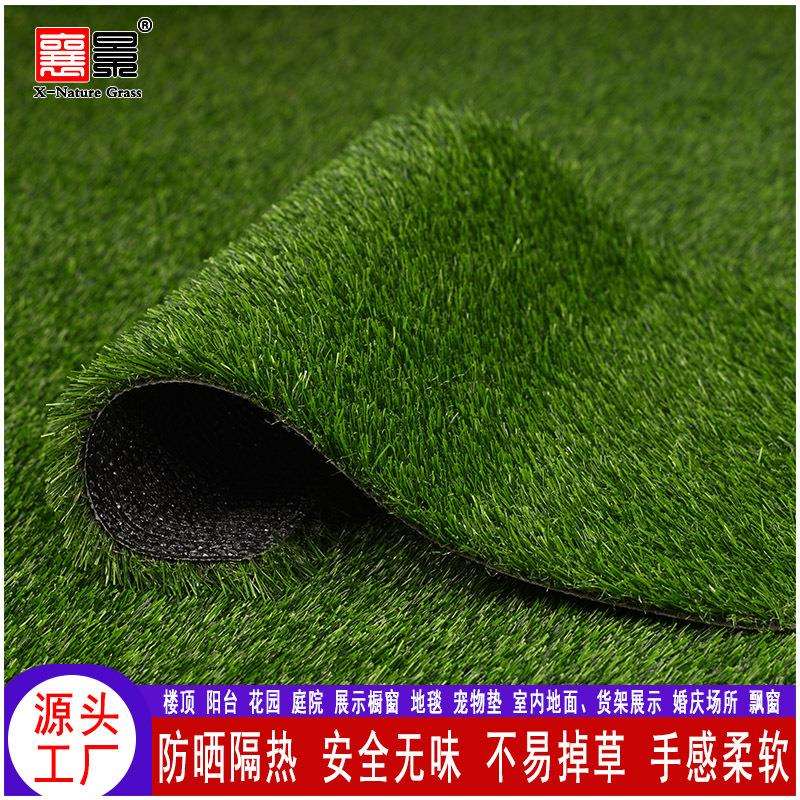 仿真草坪防晒阻燃宠物垫幼儿园人造草坪地毯假草皮垫加厚加密草坪