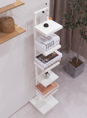 隐形落书架窄地客家厅简易隔板本书柜FS756833用沙发转角隐藏床头