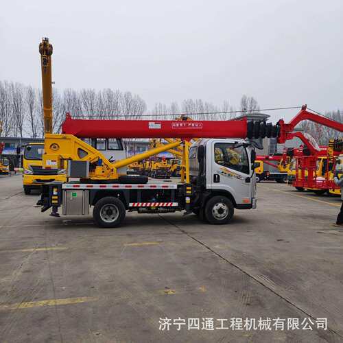 5吨解放蓝牌7节臂 汽车吊建筑工程小型汽车起重机