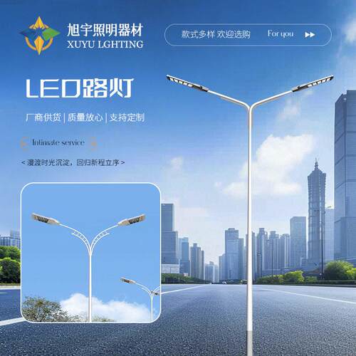 厂家生产低双臂路灯农村公路道路照明LED市政工程路灯