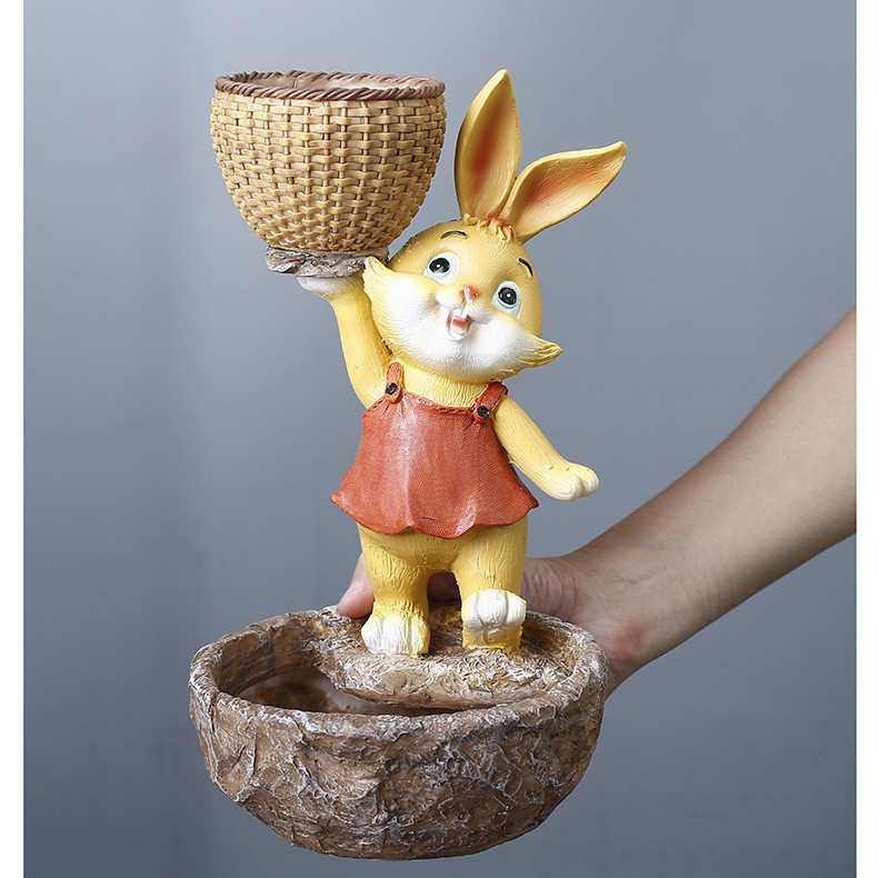 个性多卡通动物奢花盆时尚创意肉简约兔轻树脂室内幼儿园摆件绿植,鲜花速递/花卉仿真/绿植园艺,花盆,淘宝优惠券,粉丝福利购,淘宝优惠卷