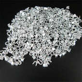 工字码 拉链配件5 U形前码 尼龙卡子拉头档扣防脱扣铝质上止现货