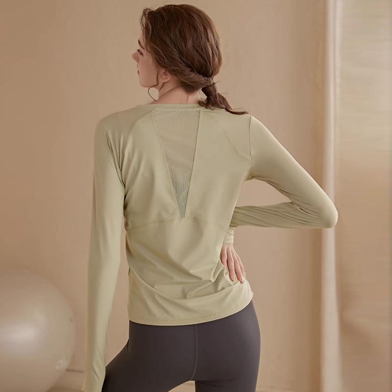 clothes slimming autumn sports fitness tops fitness women