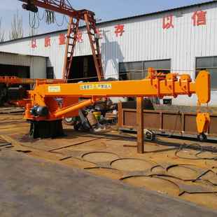 小型船 板船起网ZYS伸缩式船吊机渔 5吨船尾吊 8吨船用甲吊吊图片