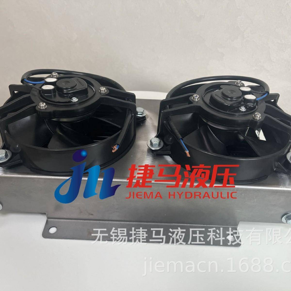 发动机传动赛车或调校汽车零件铝制散热器19排液压油冷却器带风扇