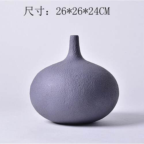 现代北欧几何不规则树脂摆件软装样板间售楼部肌理花瓶花瓶装饰品