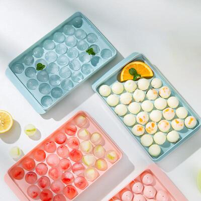 Ice Cube Mold Ice Tray Spherical DIY Edible Round Ice Balls