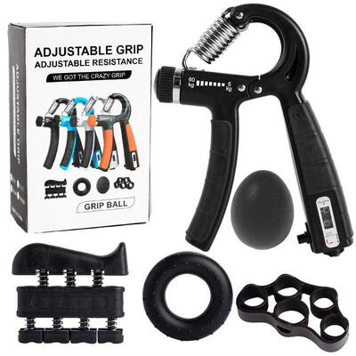 Grip Strength Trainer 5 Pack Forearm Strengthener Exerciser
