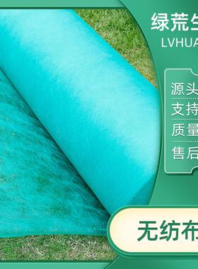边坡绿化无纺布建筑工地防尘覆盖网盖土白色绿色工地专用抑尘